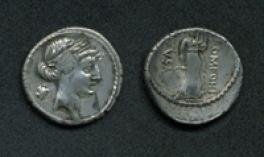 Q. Pomponius Musa, moneyer - CR 410/7a Q. Pomponius Musa, moneyer - CR 410/7a