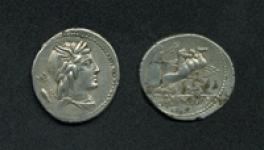 L. Iulius Bursio, moneyer - CR 352/1c L. Iulius Bursio, moneyer - CR 352/1c